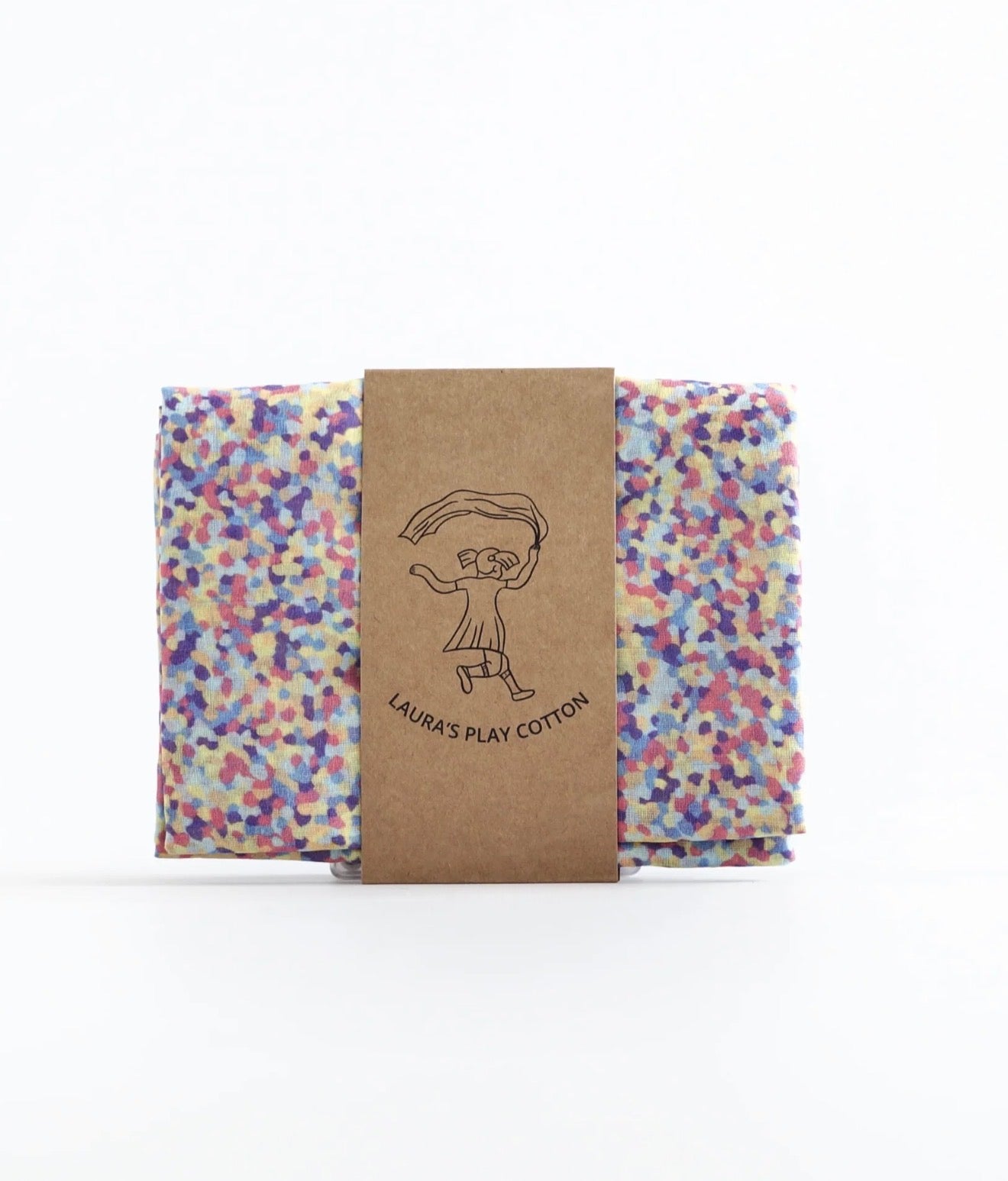 Pastel Rainbow Confetti cloth - Laura's play cotton