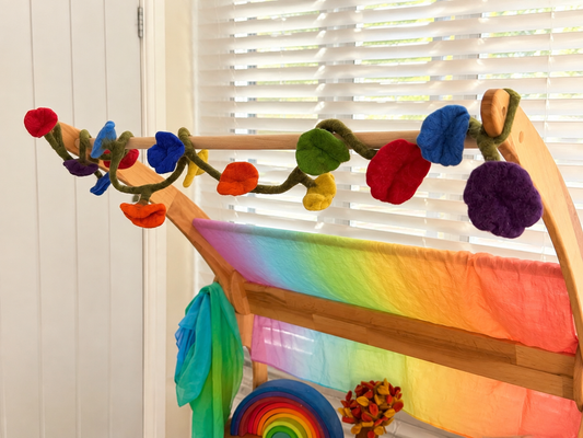 Rainbow Felt garland