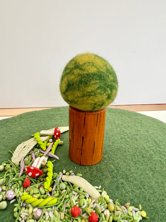 Hand made felt tree #8 - Small trunk