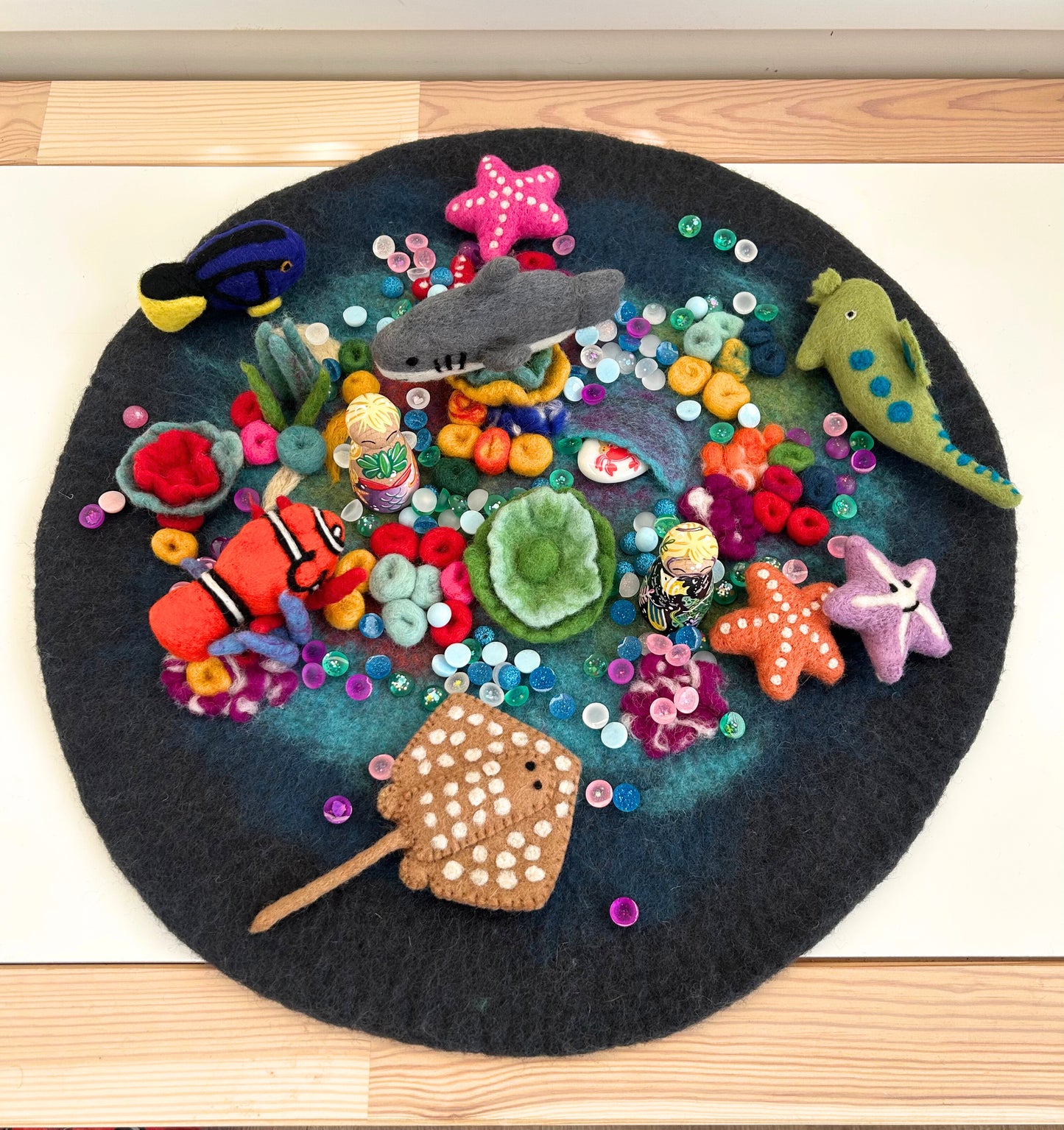 Felt clown fish