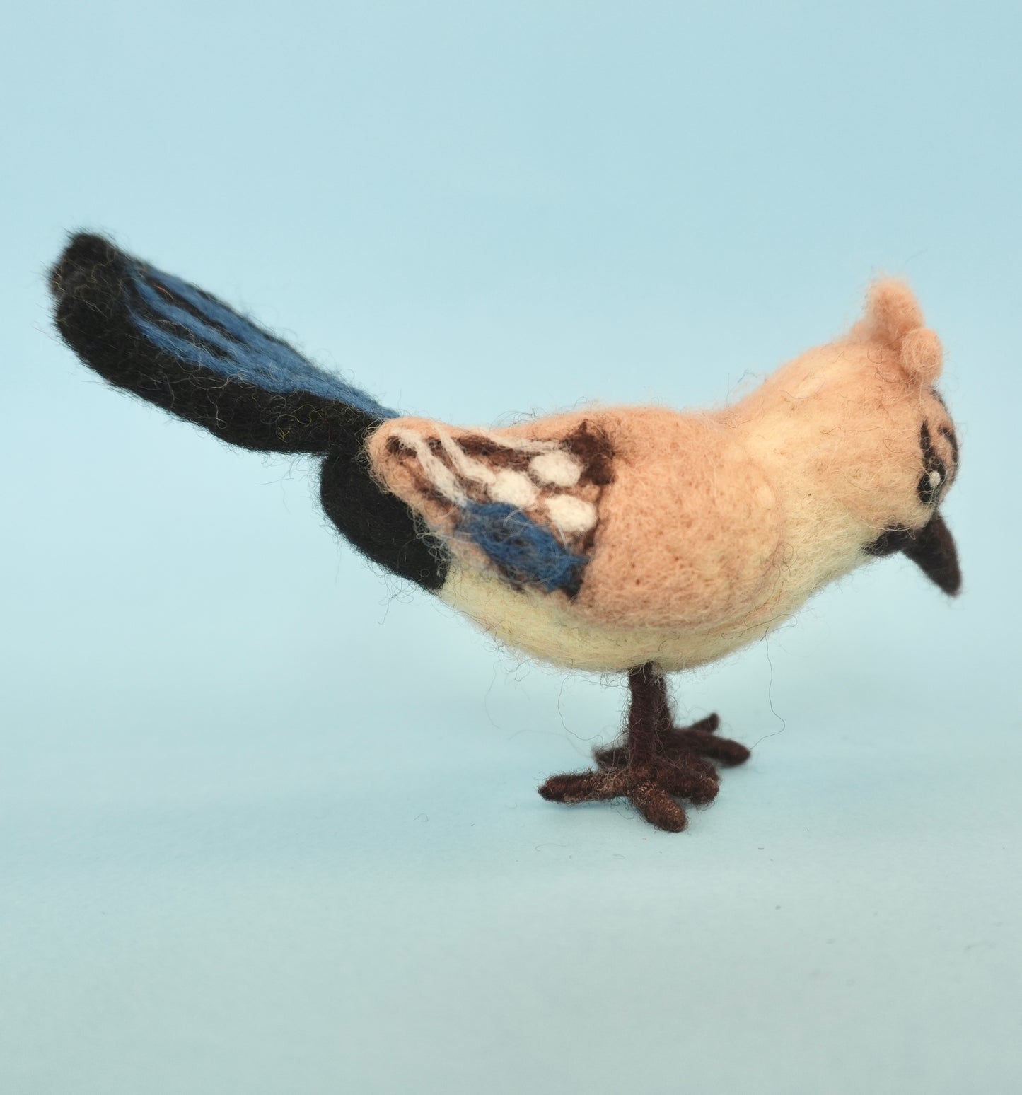 Felt Jay bird