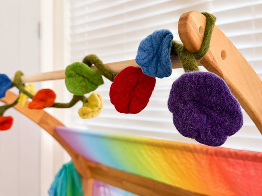 Rainbow Felt garland