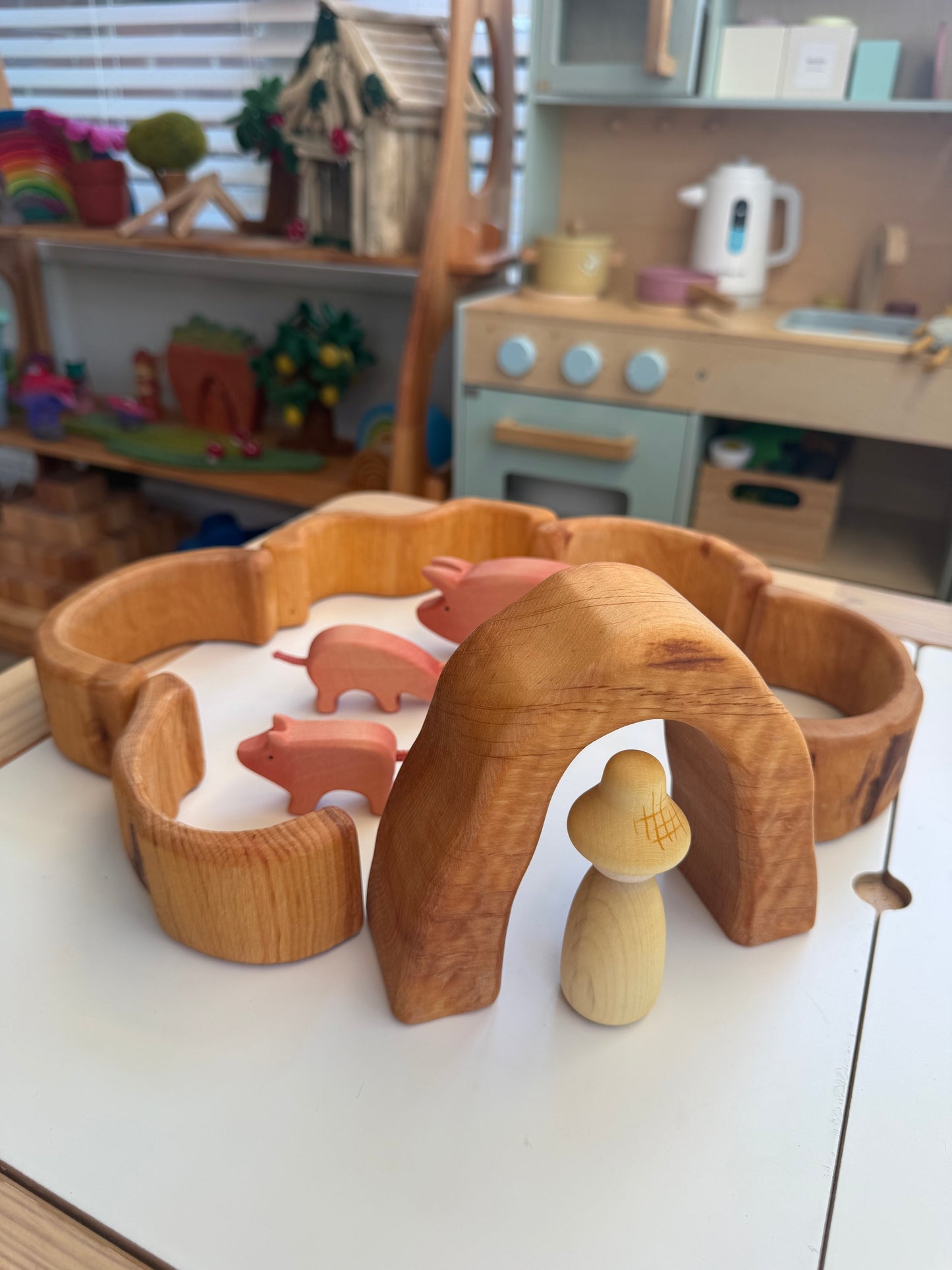 Bikeho wooden 6pc Arches and gate set