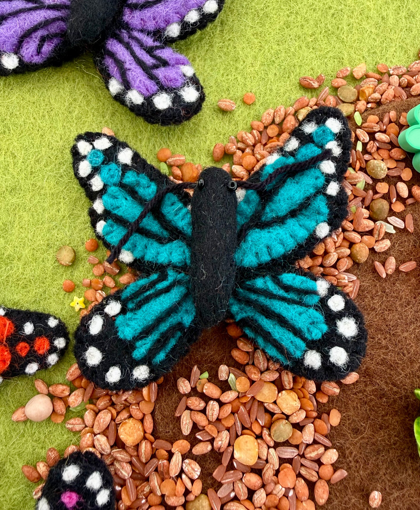 Felt butterfly