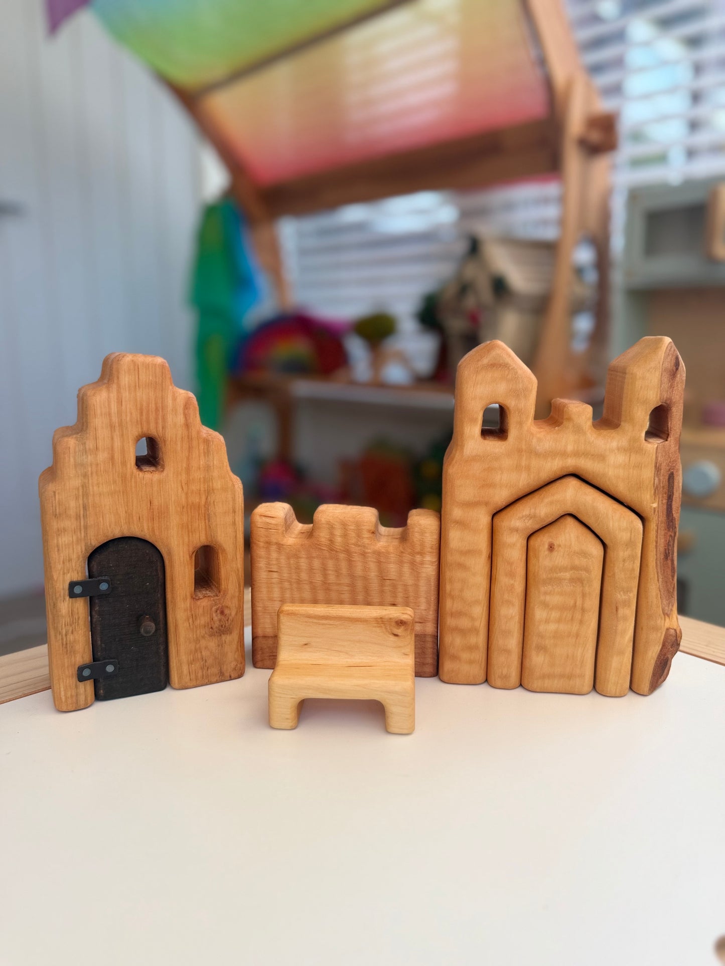 Bikeho Town wall with kings hall 4pc set