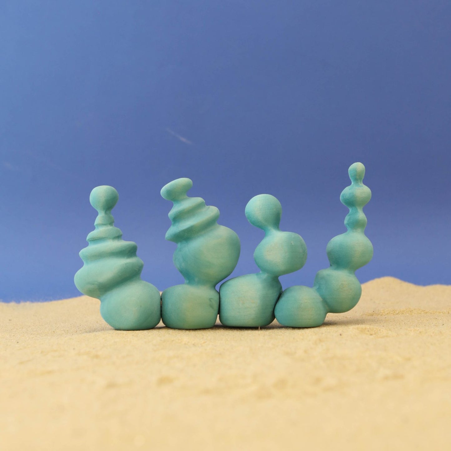 Wooden round shaped coral