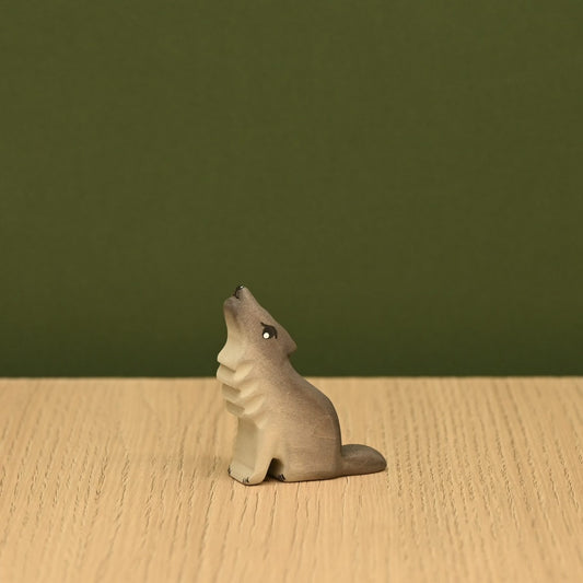 Wolf cub howling