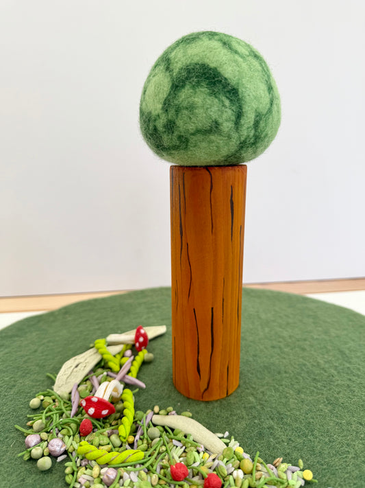 Hand made felt tree #13 - Large trunk