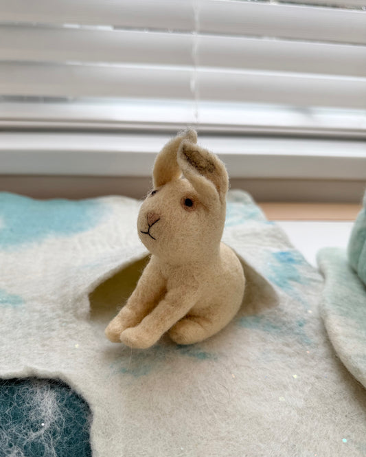Felt Arctic hare
