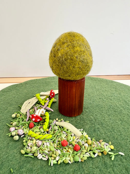 Hand made felt tree #3 - Small trunk