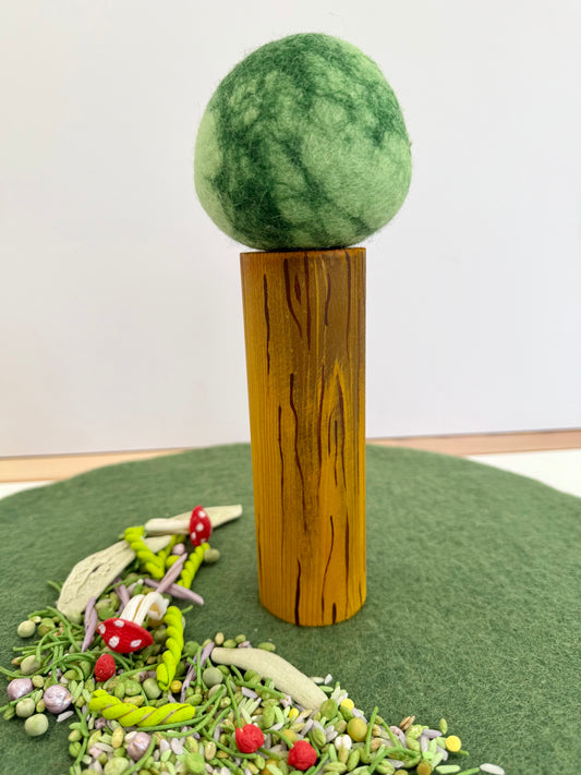 Hand made felt tree #11 - Large trunk