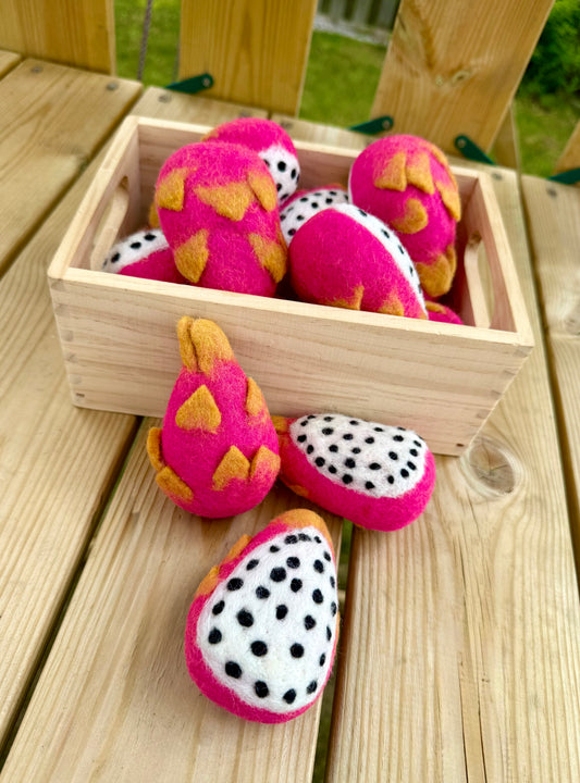 Felt dragon fruit