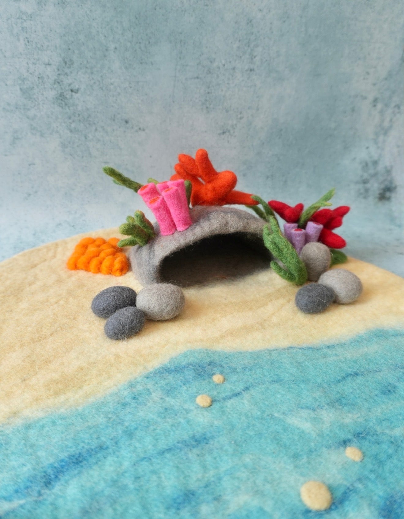 Coral Cave felt Play mat