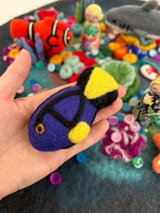Felt fish Blue Tang