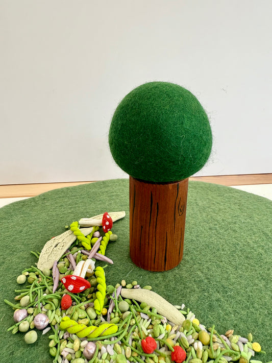 Hand made felt tree #16 - Small trunk