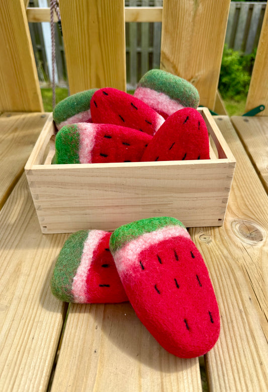 Felt watermelon slice