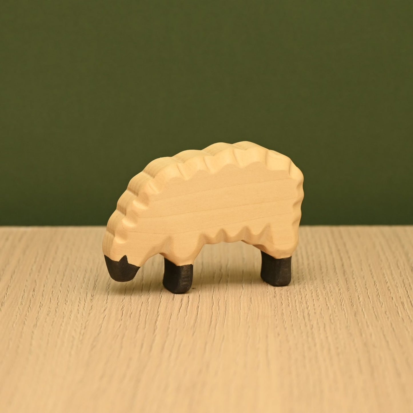 Sheep eating