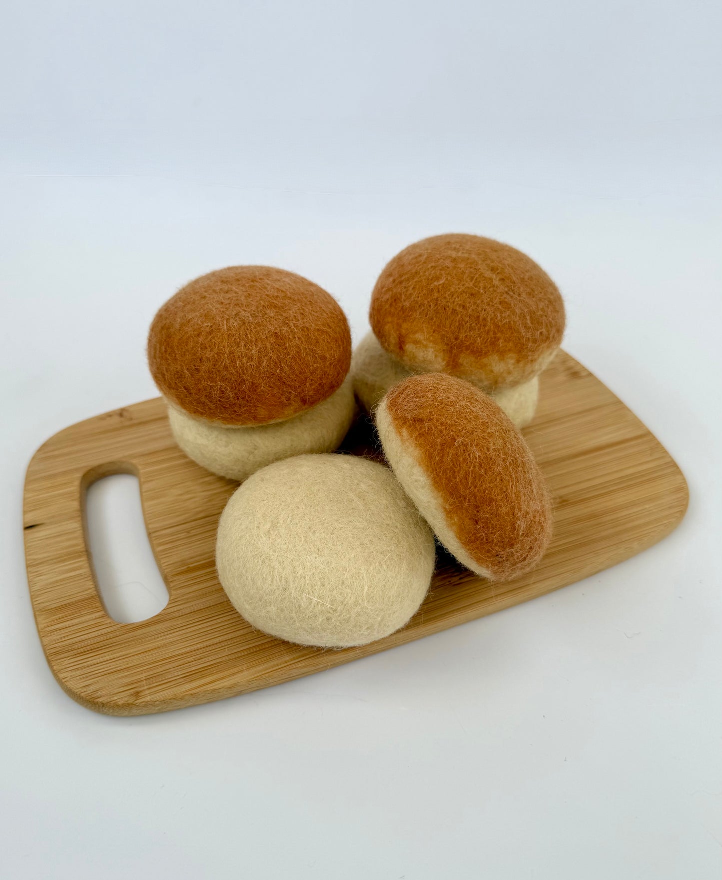 Felt bread bun play food