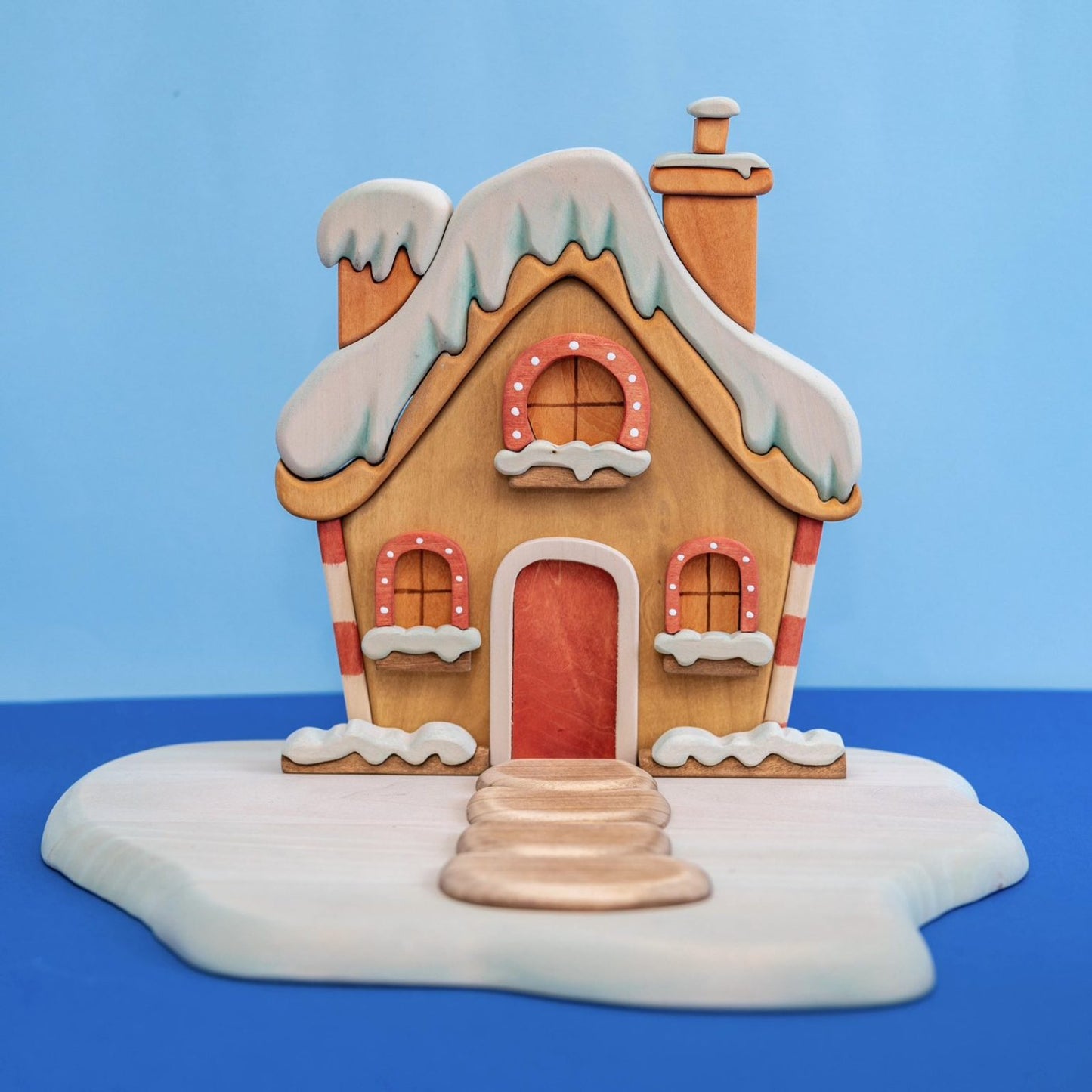 Christmas house and base