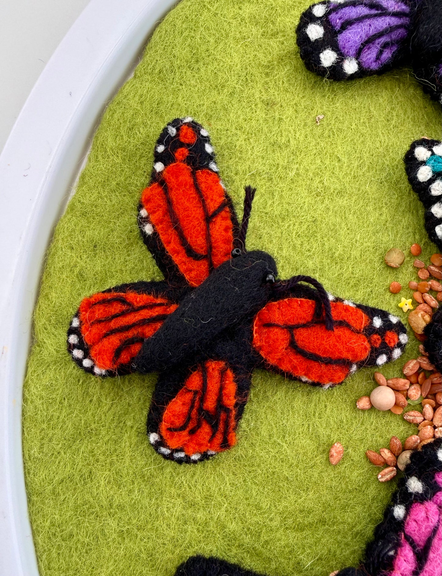 Felt butterfly
