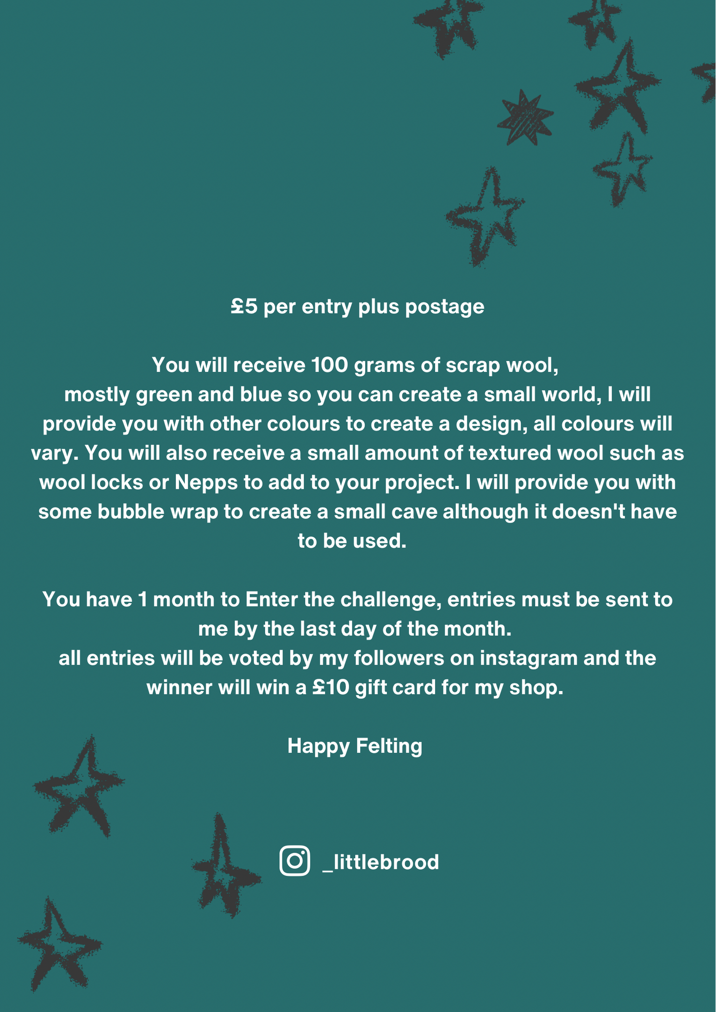 Scrap wool challenge - June