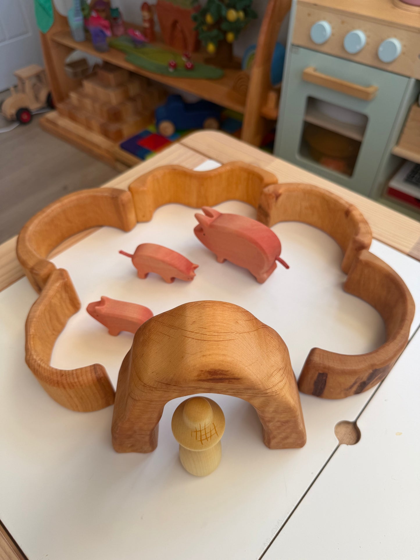 Bikeho wooden 6pc Arches and gate set