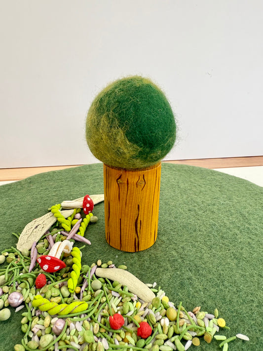 Hand made felt tree #7 - Small trunk