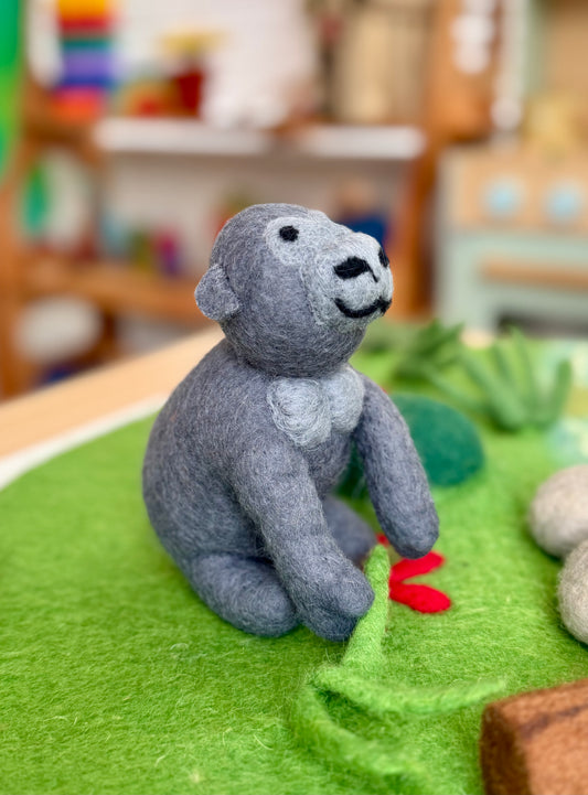 Felt Gorilla  jungle animal