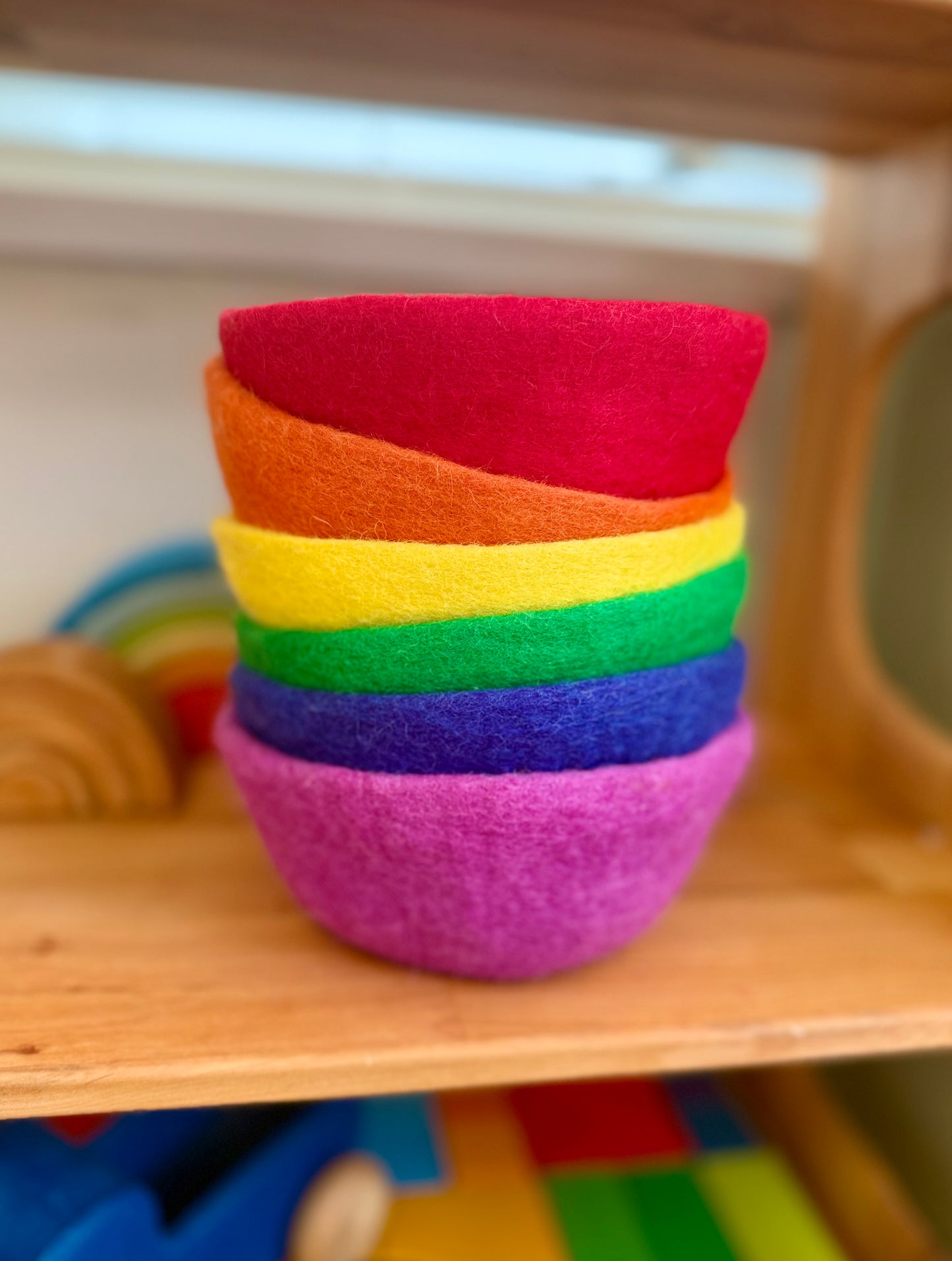 Rainbow Jumbo stacking bowls