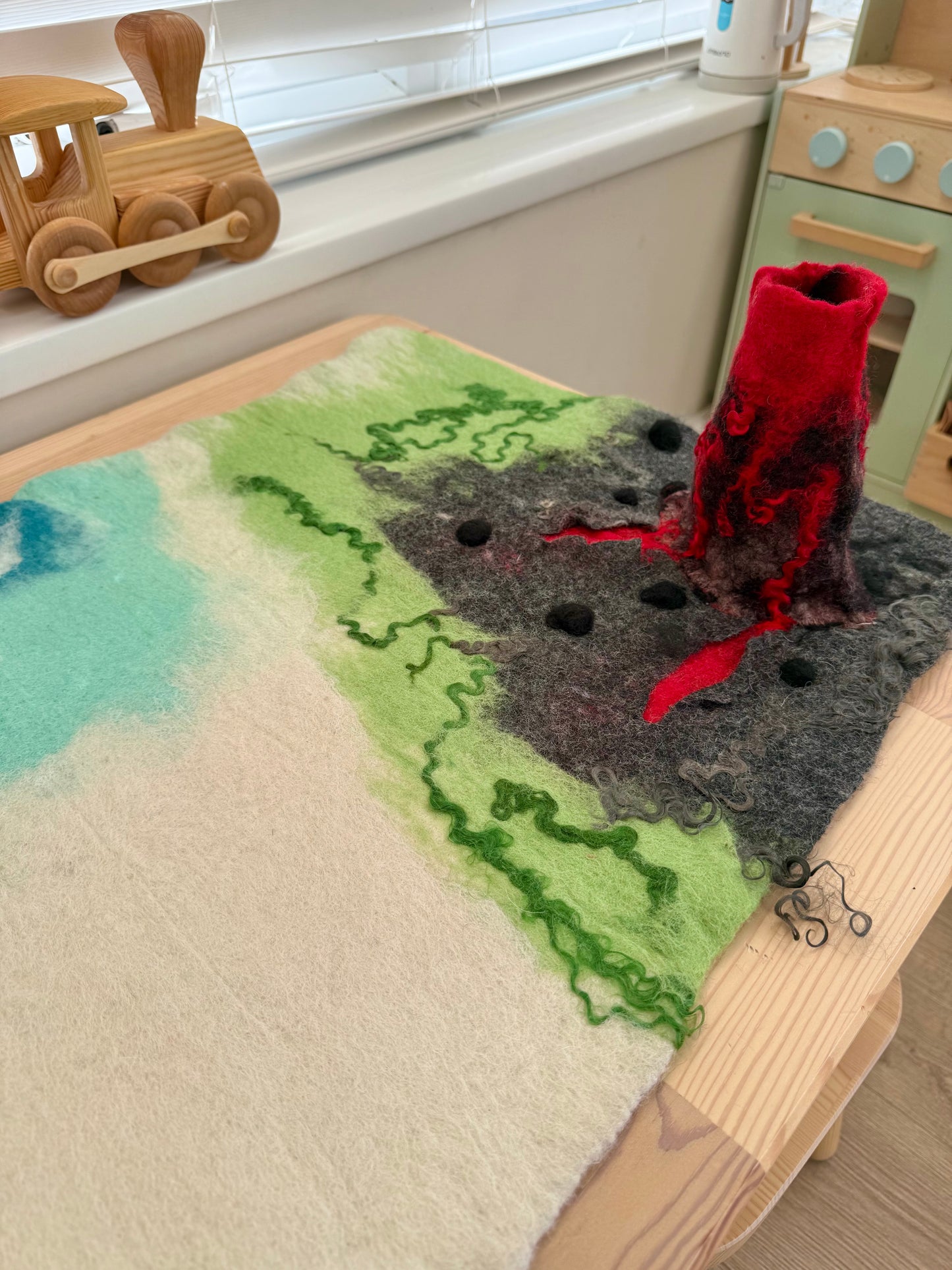 Extra Large Iceland volcano play mat