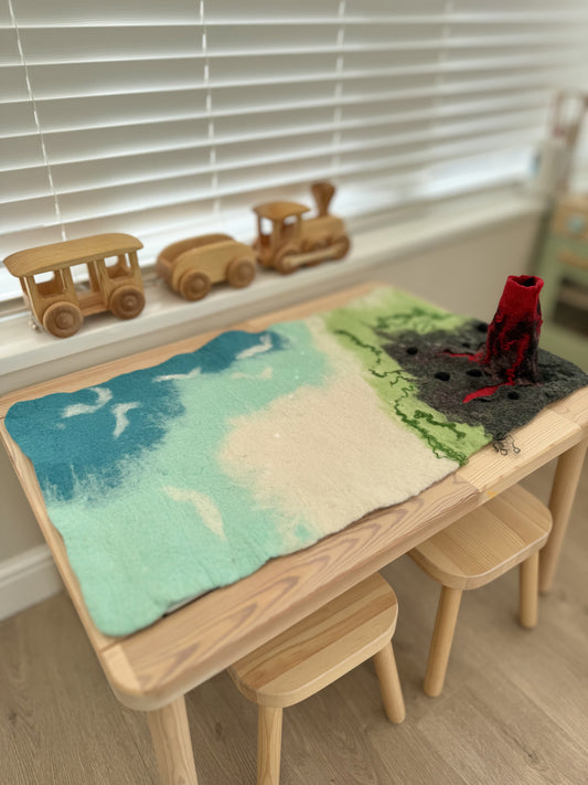 Extra Large Iceland volcano play mat
