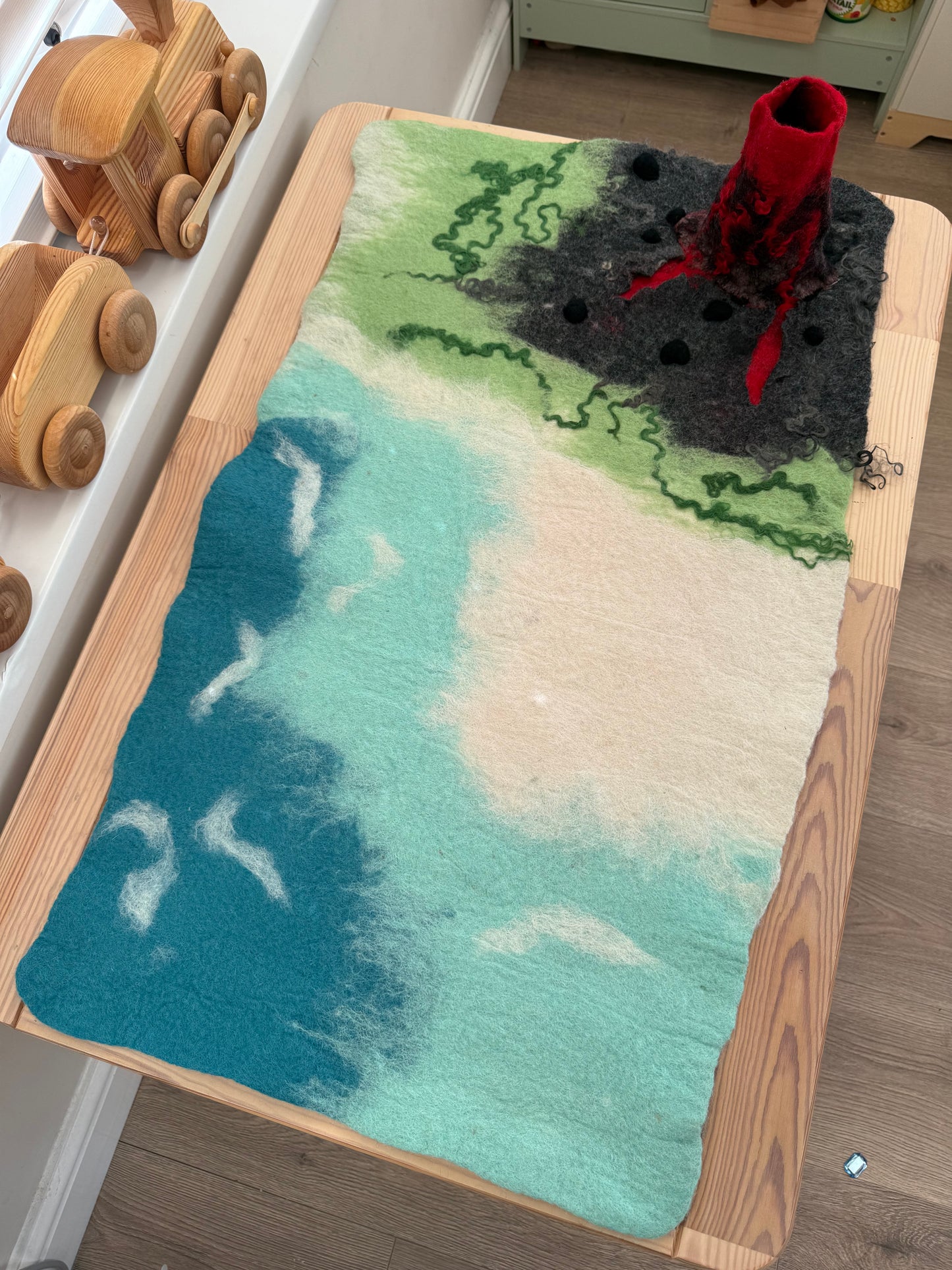 Extra Large Iceland volcano play mat