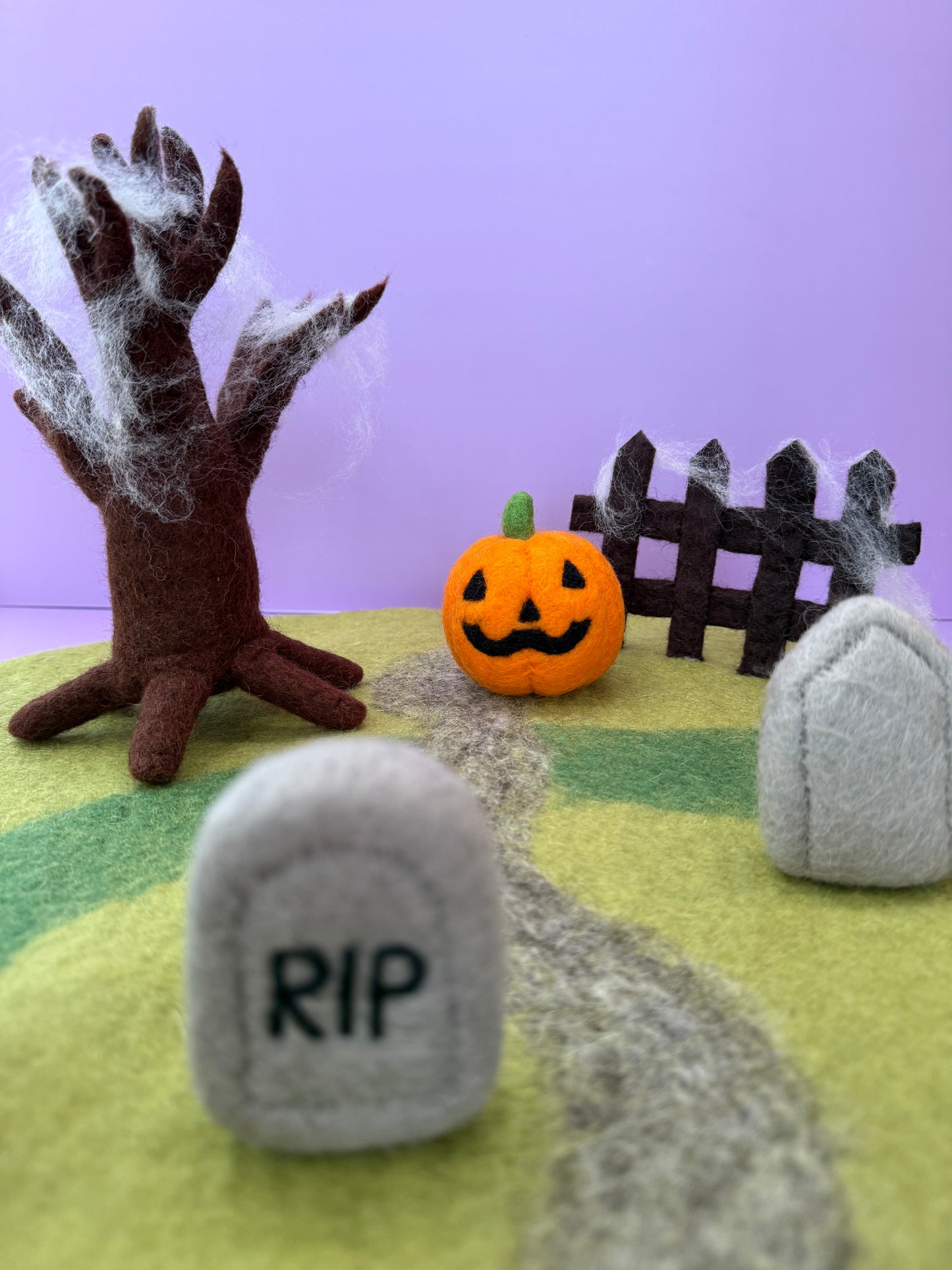 Felt Graveyard playmat