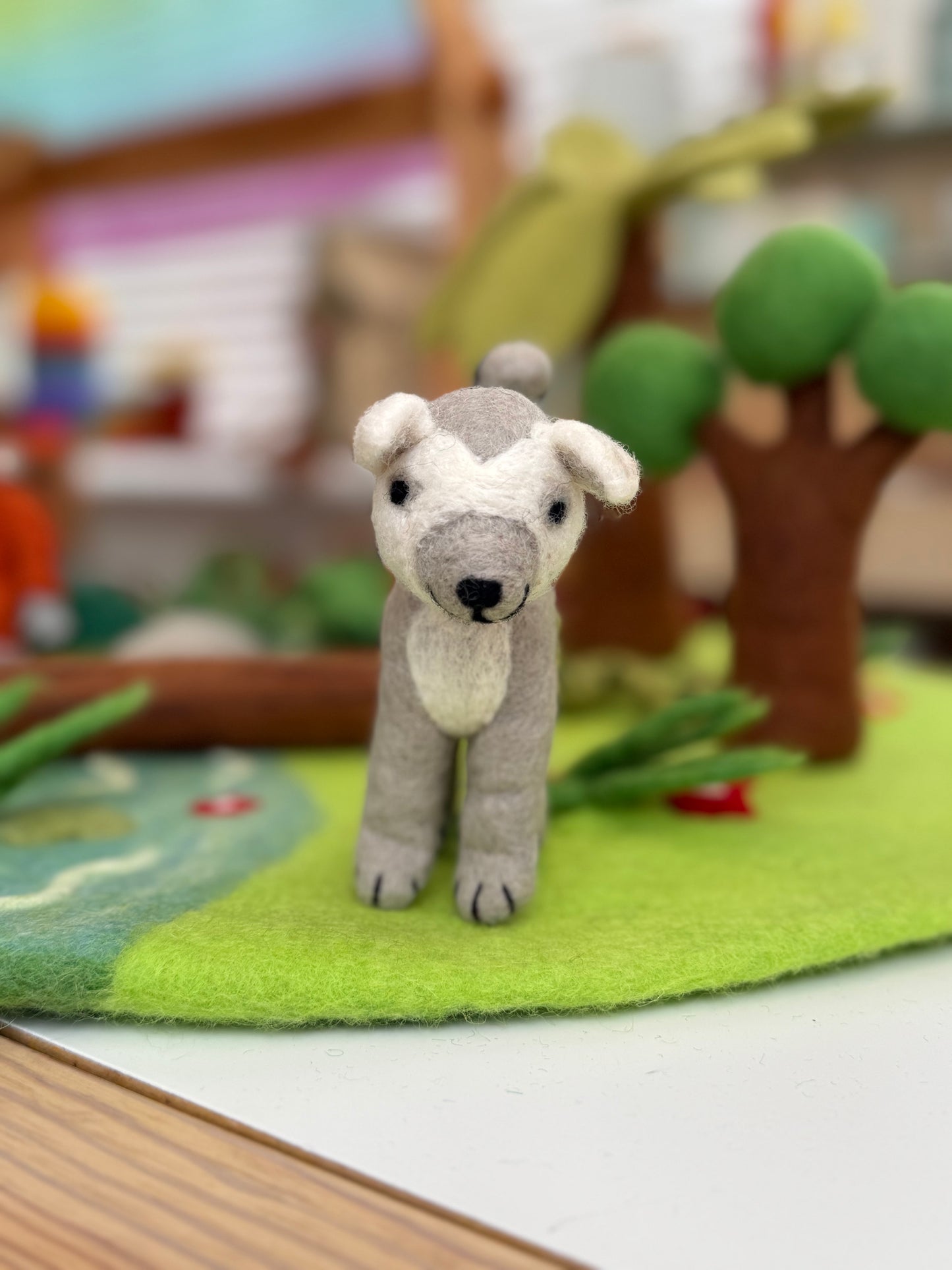 Felt Lemur jungle animal