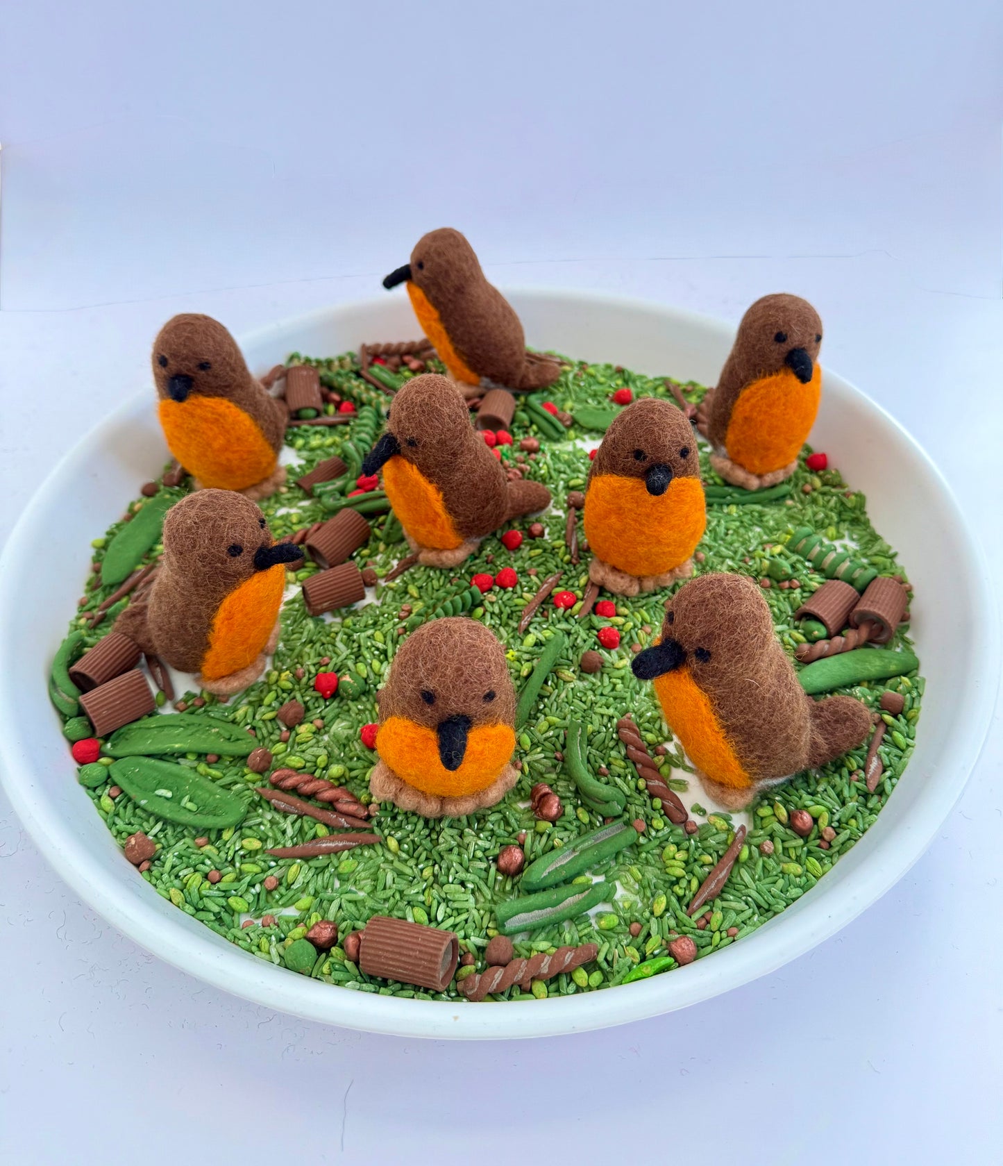 Felt Christmas Robin toy