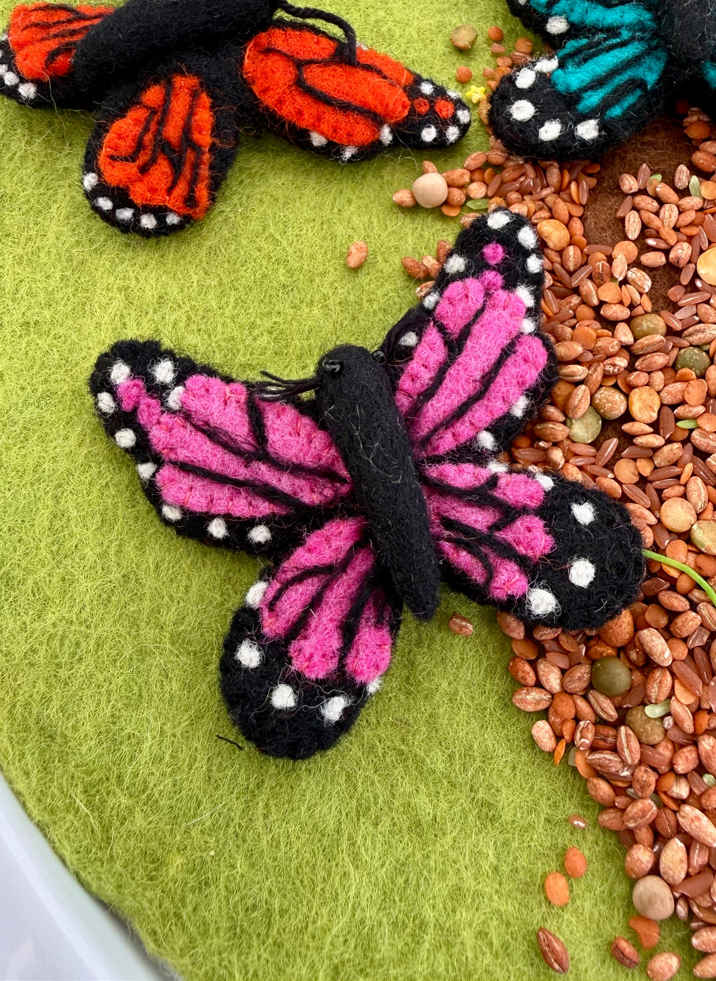 Felt butterfly