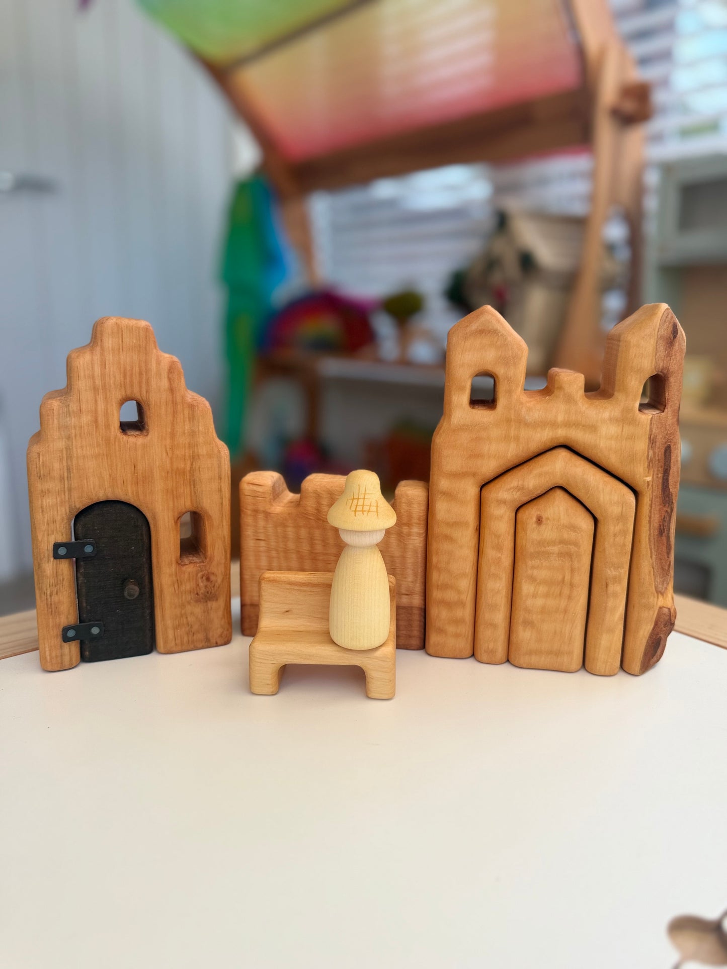 Bikeho Town wall with kings hall 4pc set