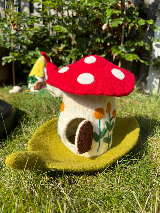 Toadstool Fairy house