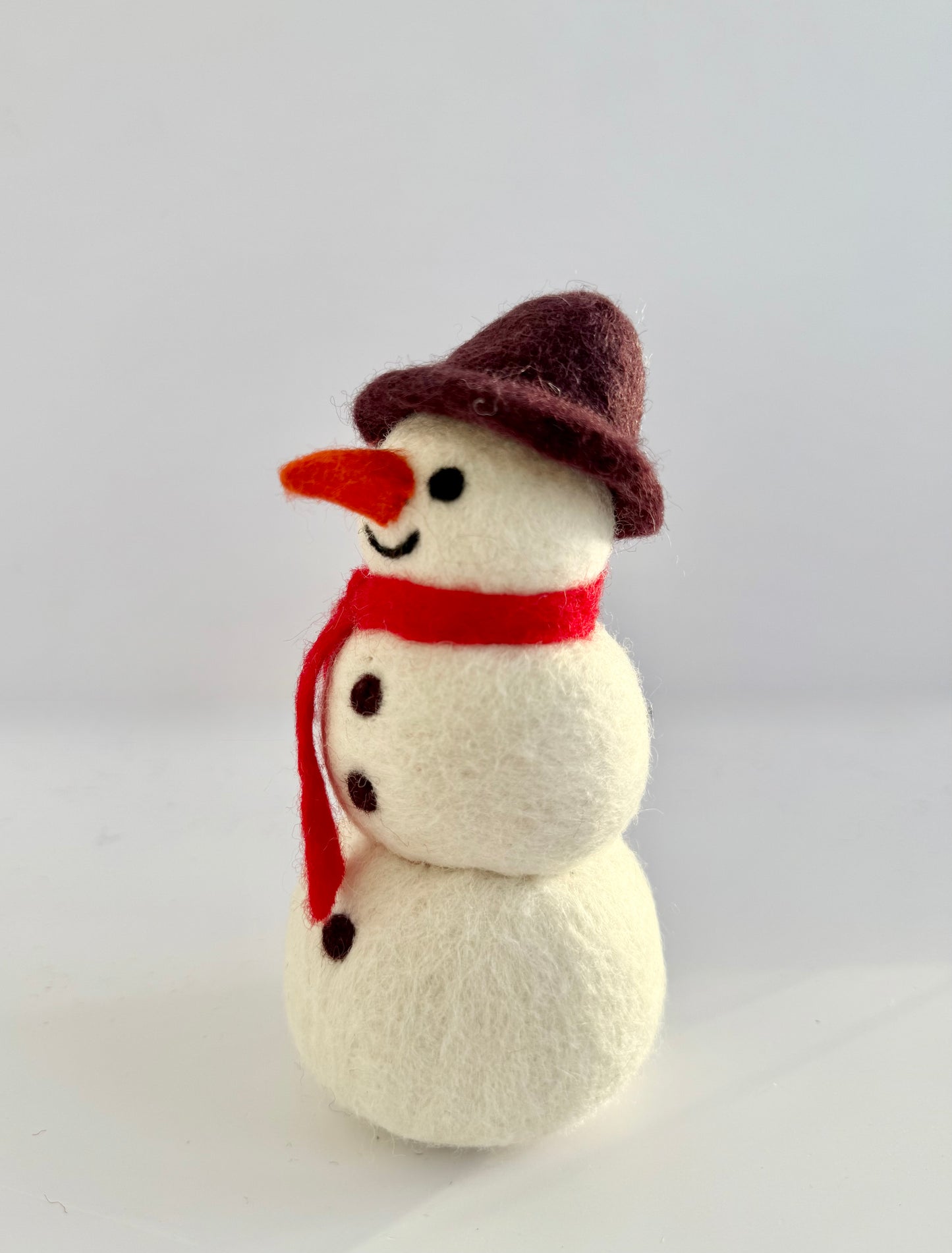 Felt snowman toy