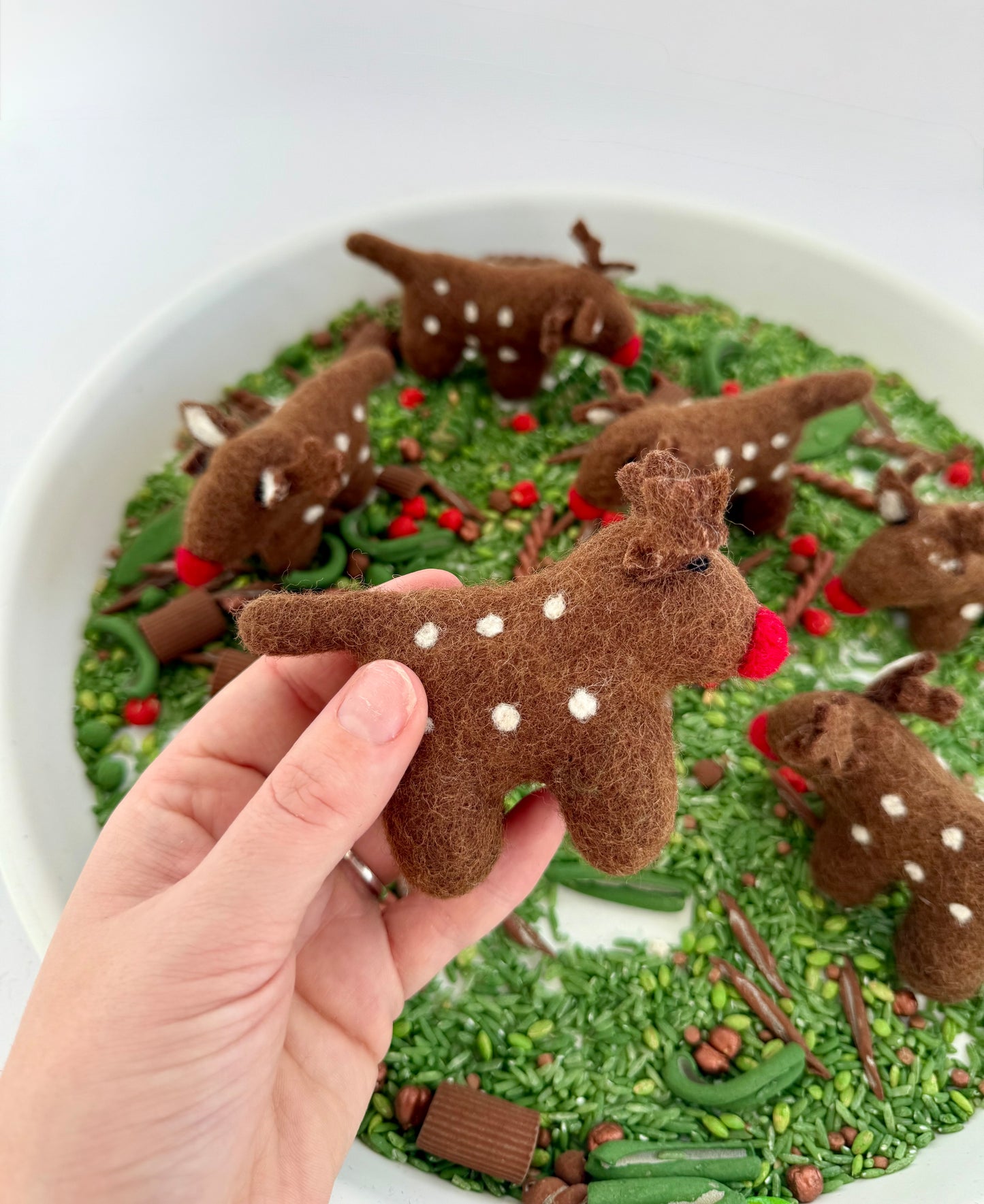 Felt Reindeer