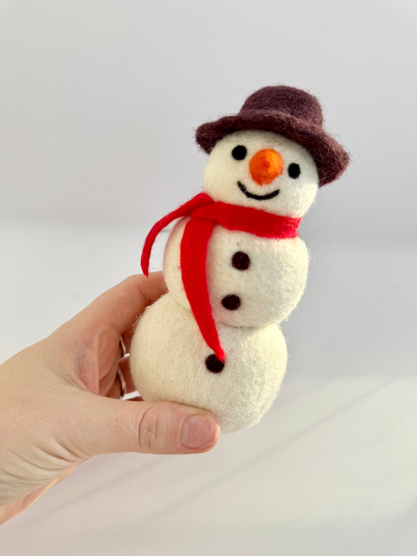 Felt snowman toy