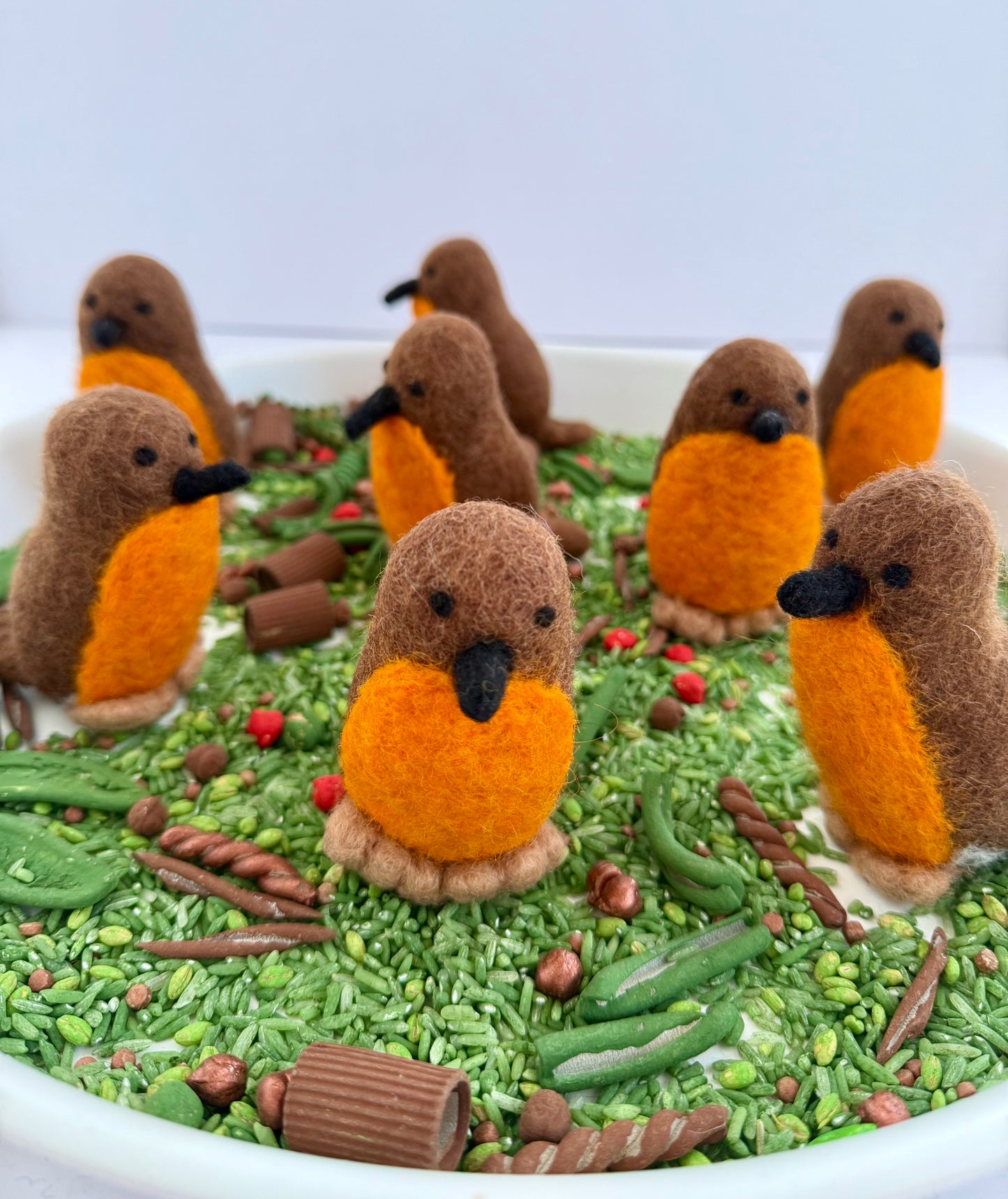 Felt Christmas Robin toy