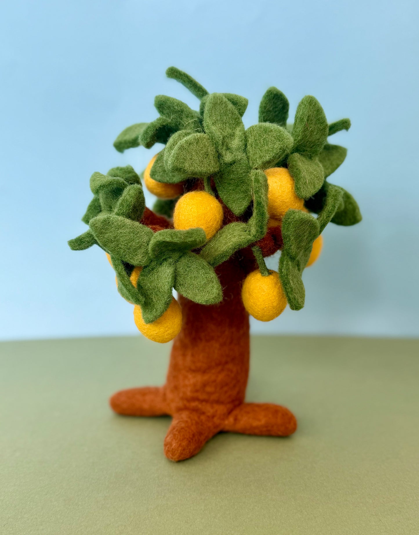 Felt lemon tree