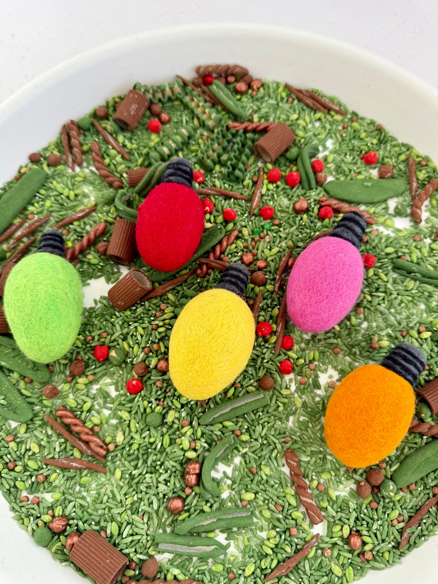 Felt Christmas lights set