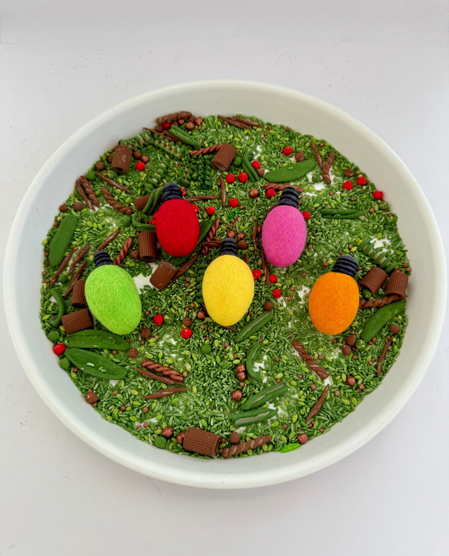 Felt Christmas lights set