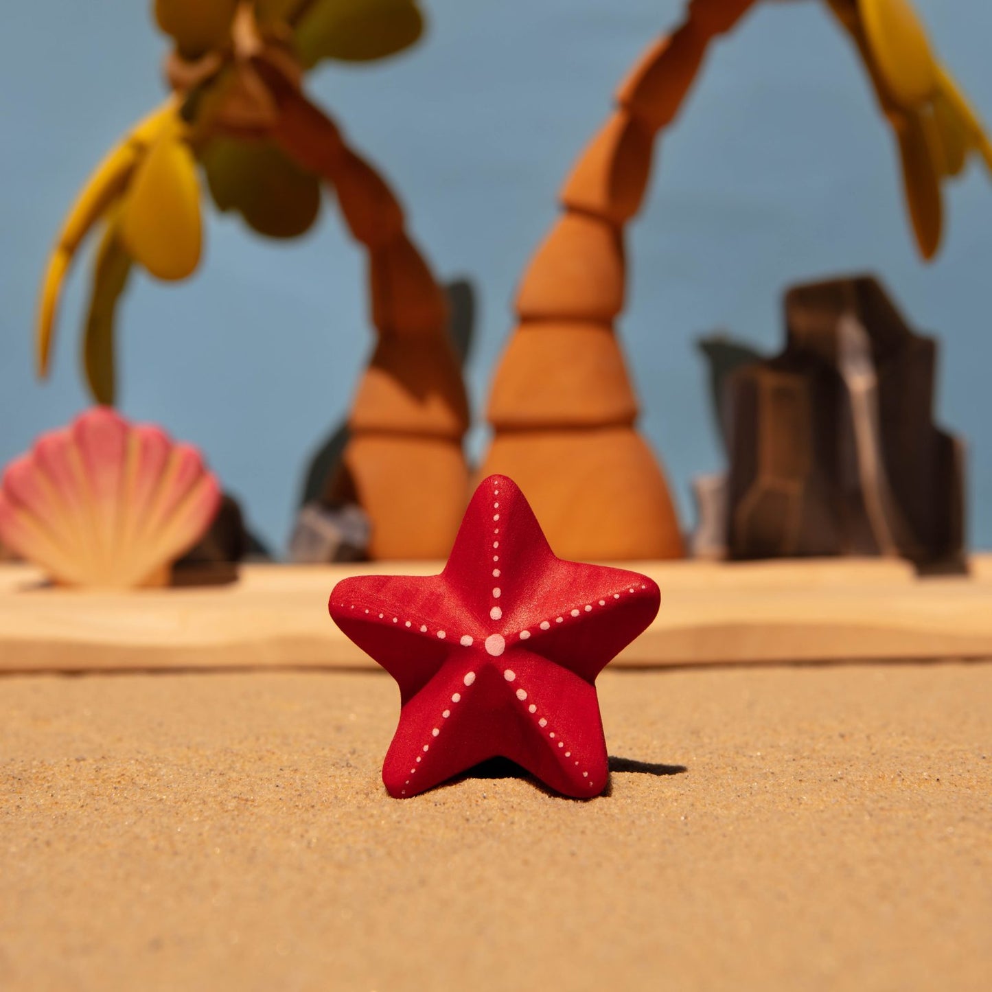 Wooden star fish