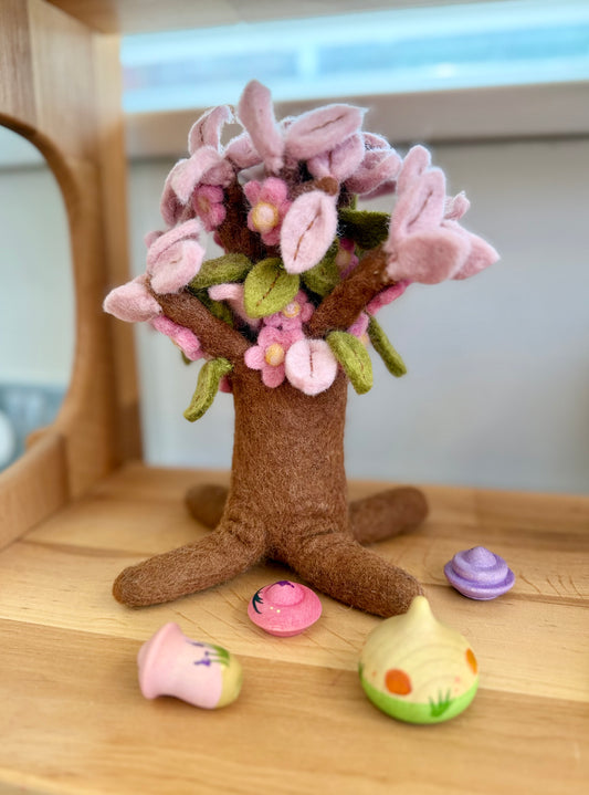 Felt blossom tree