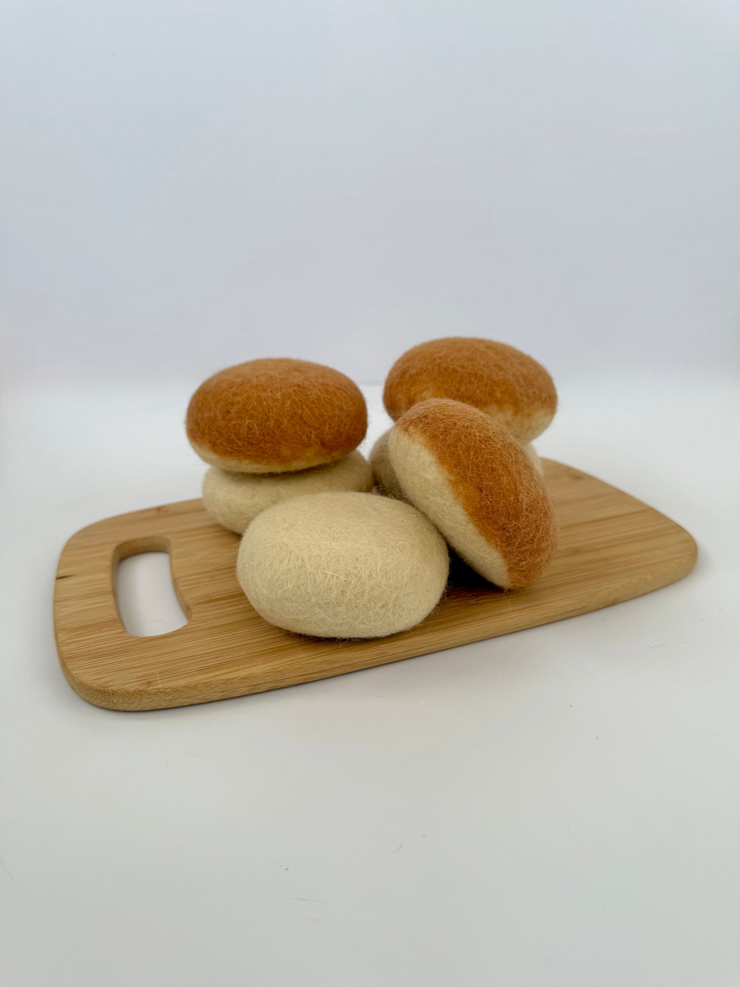 Felt bread bun play food