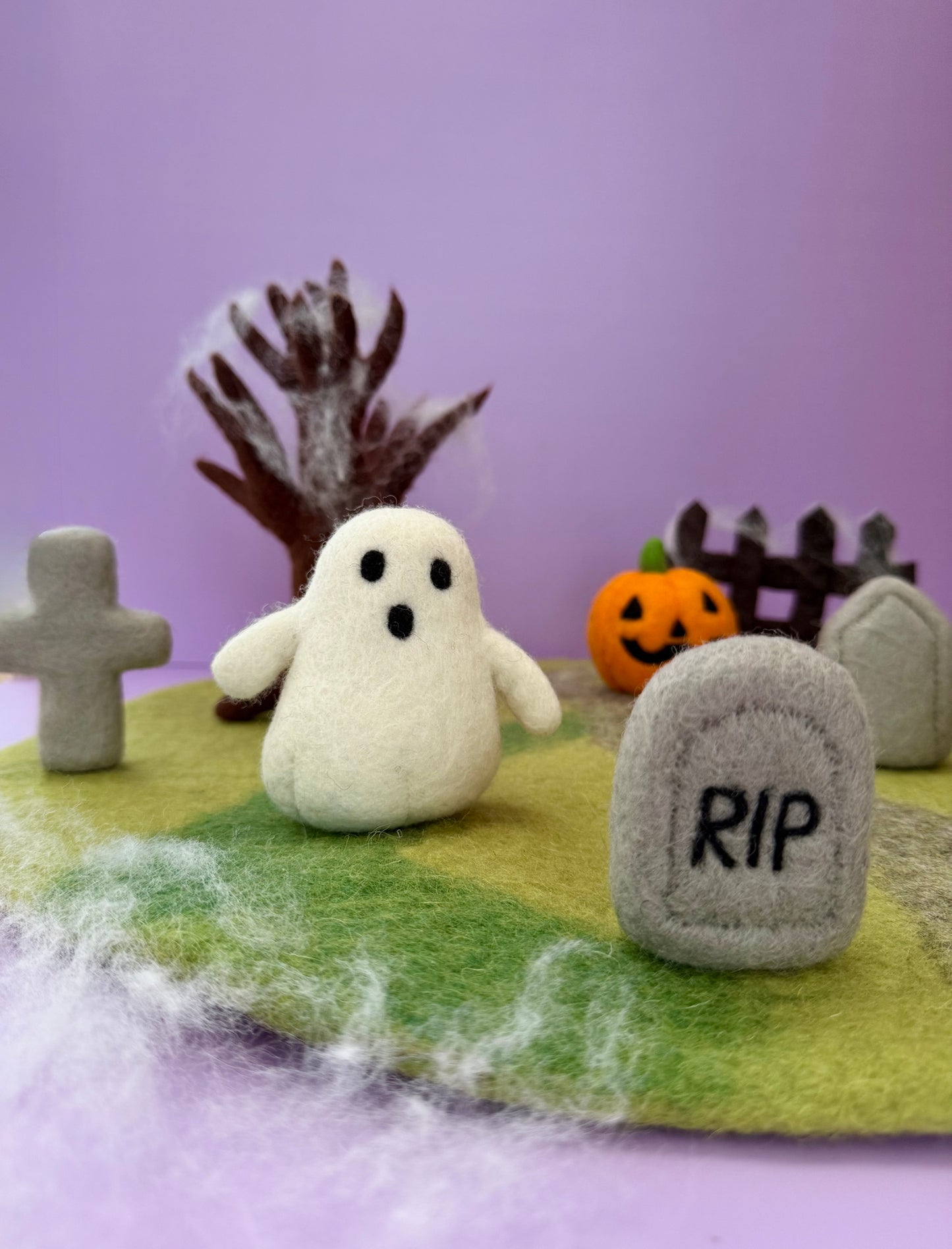 Felt Graveyard playmat