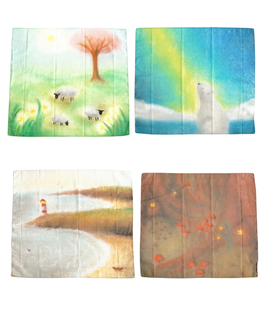 Seasons cloths - 50 x 50 cm Laura's play cotton